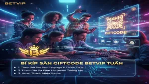 Săn Giftcode Betvip Hàng Tuần - Chìa Khóa Vàng Cho Game Thủ